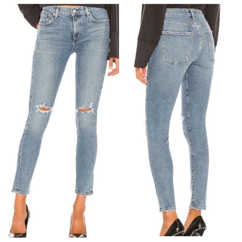 NWT Agolde x Revolve Sophie Mid-Rise Ankle in Coastal